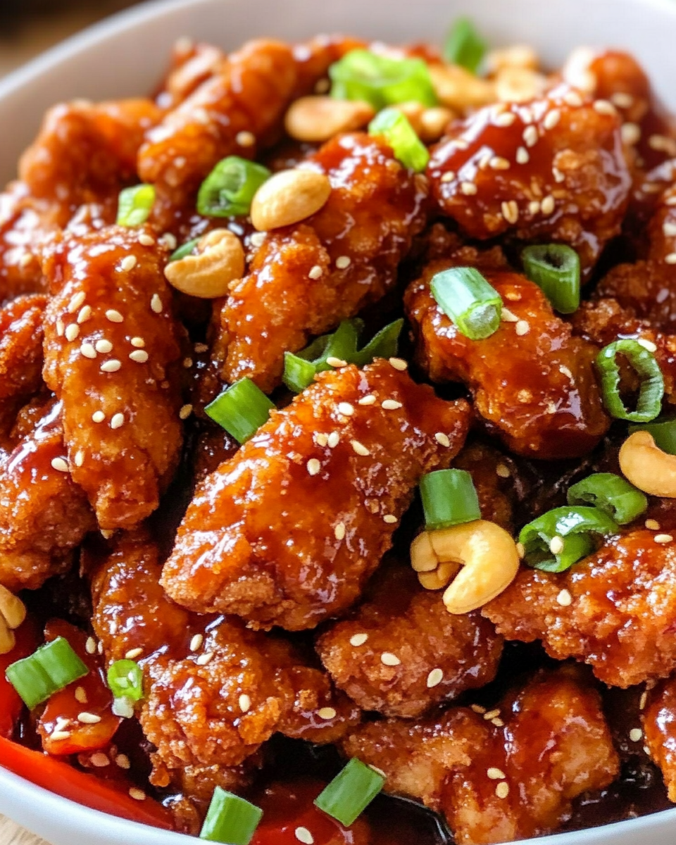 Crispy Cashew Chicken Stir-Fry: A Flavor Explosion in Every Bite