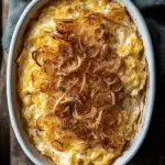 Cheesy Potato Casserole with Crispy Fried Onions: The Ultimate Comfort Food Recipe