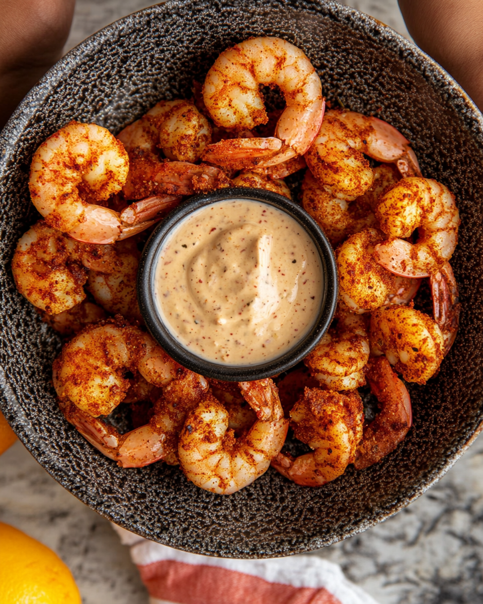 Cajun Spiced Shrimp with Creamy Remoulade Sauce: A Flavor Explosion You Can’t Miss