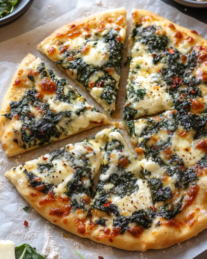 Savory Spinach and Cheese Flatbread Recipe: A Delicious, Homemade Delight