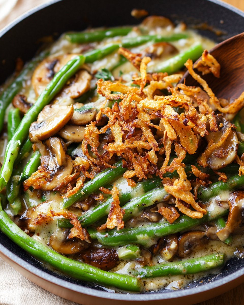 Crispy Shallot Green Bean Casserole: The Ultimate Comfort Food for Your Holiday Table