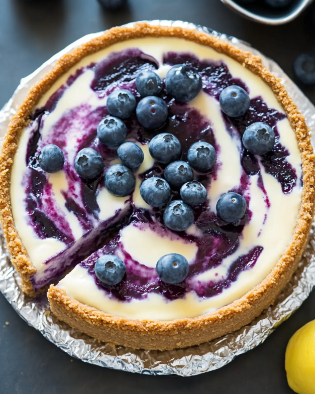 White Chocolate Blueberry Cheesecake with Graham Cracker Crust: A Heavenly Dessert Recipe