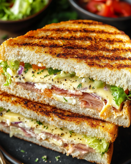 Ultimate Grilled Deli Sandwich with Fresh Grinder Salad: A Recipe That Hits All the Right Notes