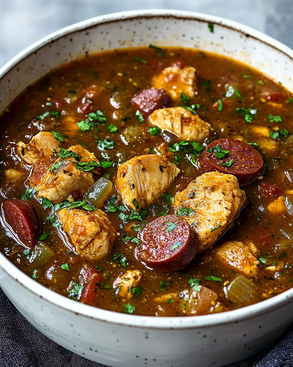 Cajun Chicken and Andouille Gumbo Recipe: A Soul-Satisfying, Flavorful Feast