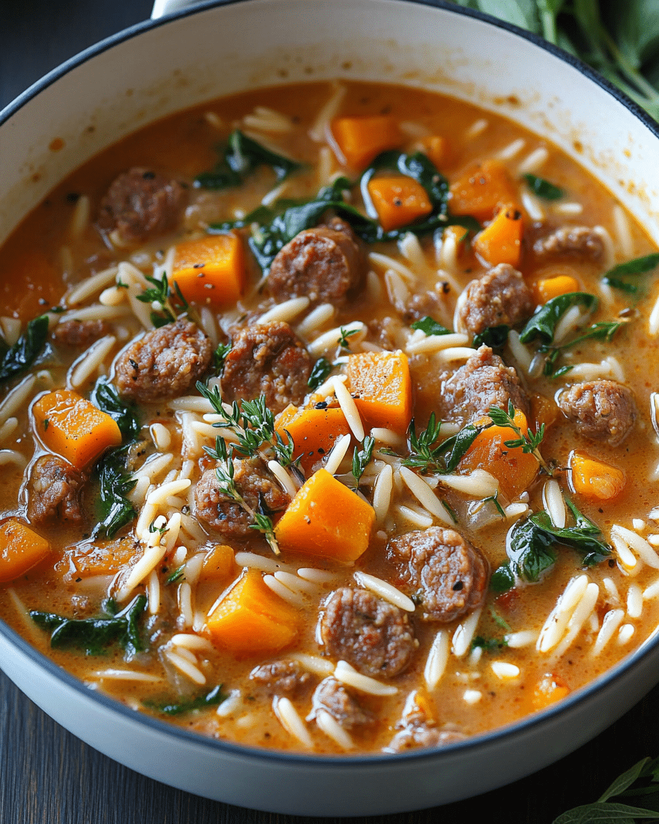 Creamy Italian Sausage and Orzo Soup: The Ultimate Comfort Dish