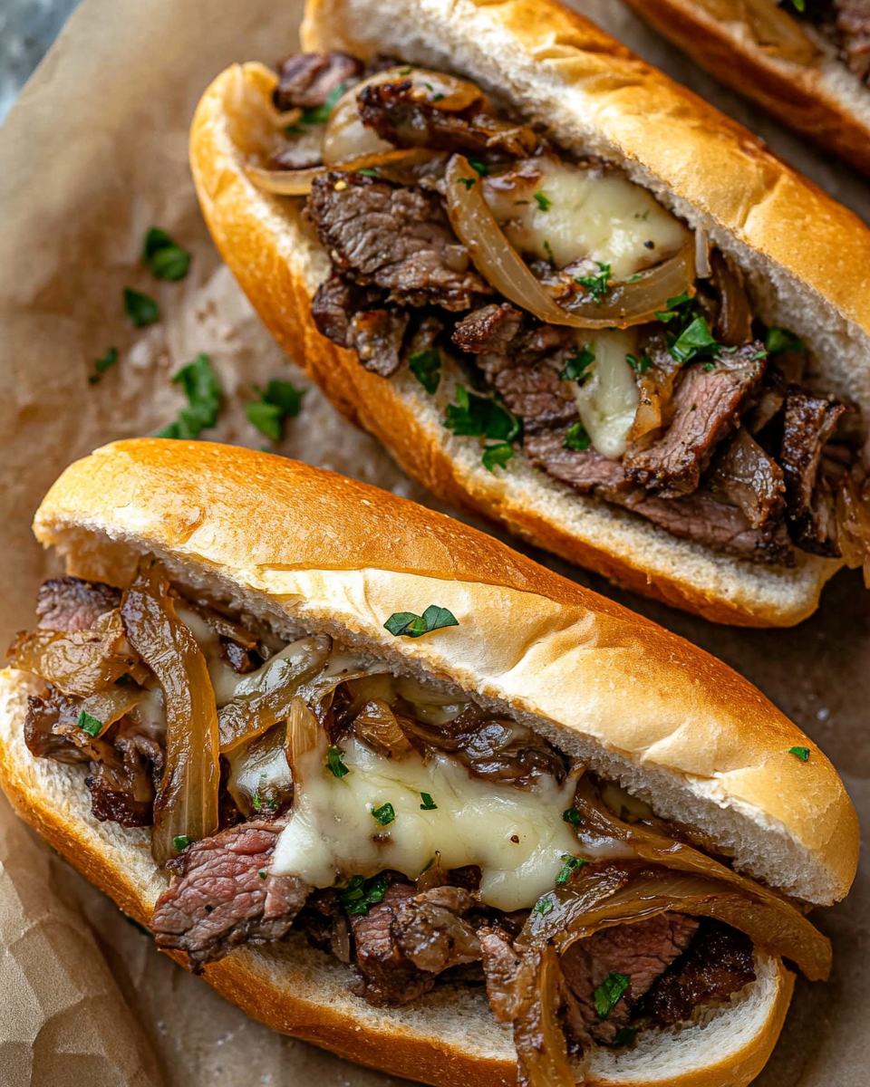 Classic Philly Cheesesteak with Caramelized Onions: A Flavorful Twist on a Timeless Favorite