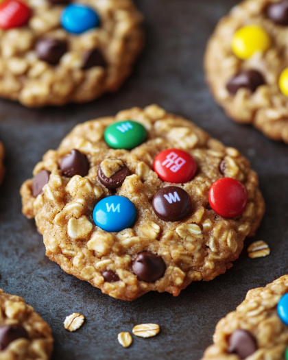 Peanut Butter Oatmeal Cookies with Chocolate Chips and M&Ms: A Delicious Twist on Classic Cookies