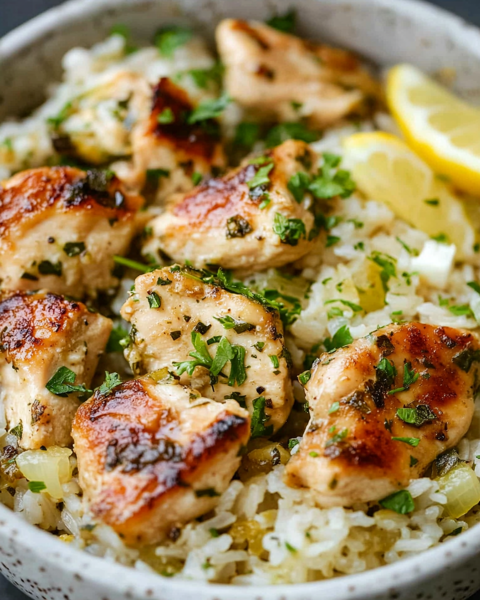 One-Pot Lemon Herb Chicken and Rice Recipe: A Delicious and Effortless Meal