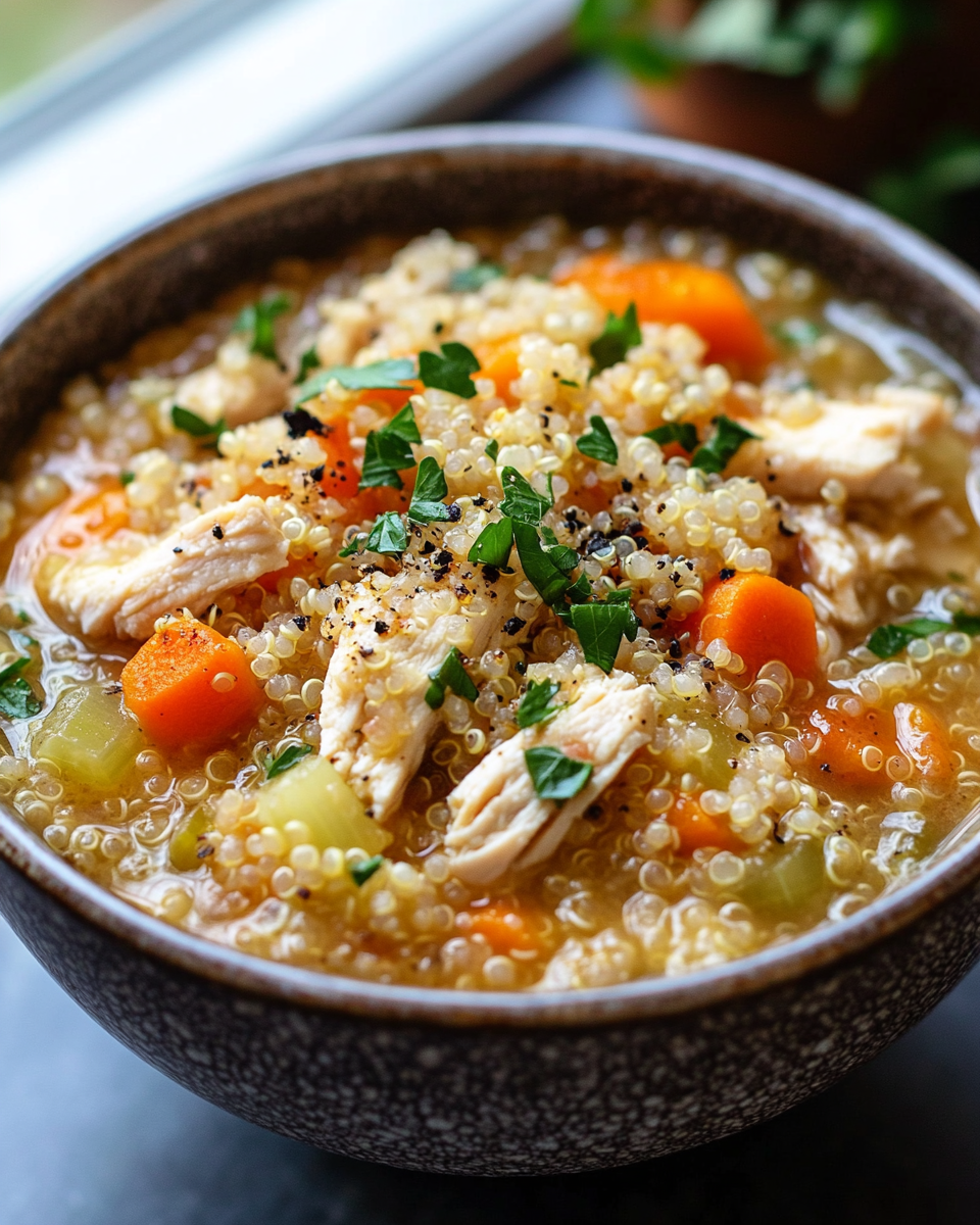 Hearty Chicken Quinoa Soup Recipe: A Cozy and Nourishing Meal for All Seasons