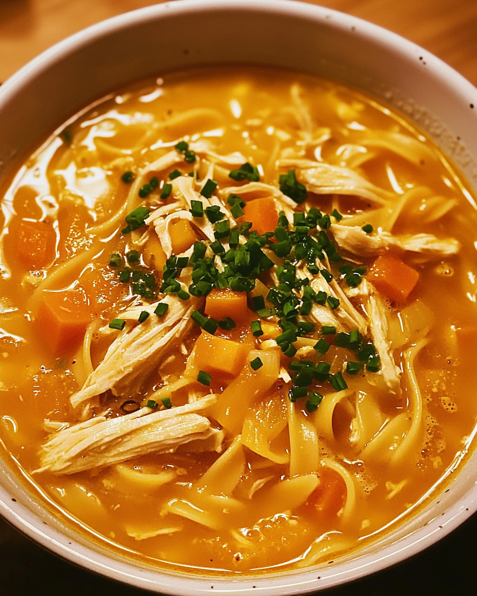Saffron Chicken Noodle Soup: A Comforting and Flavorful Meal for Any Season