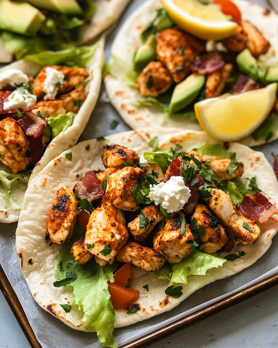 Lemon Herb Chicken Pita Wraps: A Delicious and Refreshing Meal for Any Occasion