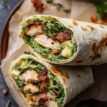 Grilled Chicken Caesar Wraps with Avocado and Bacon: A Flavor-Packed Meal You’ll Crave Daily