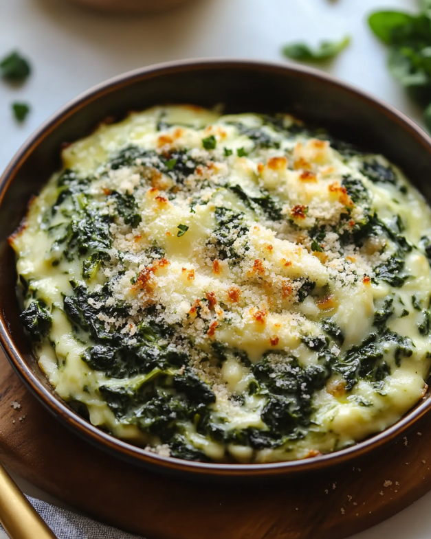 Creamy Spinach and Cheese Bake – A Heavenly Side Dish for Every Meal