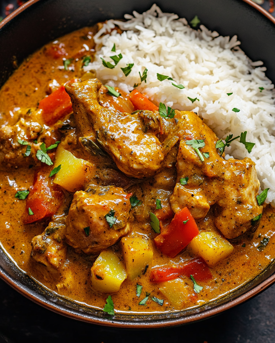 Spicy Jamaican Curry Chicken with Coconut Milk: A Flavorful Caribbean Delight