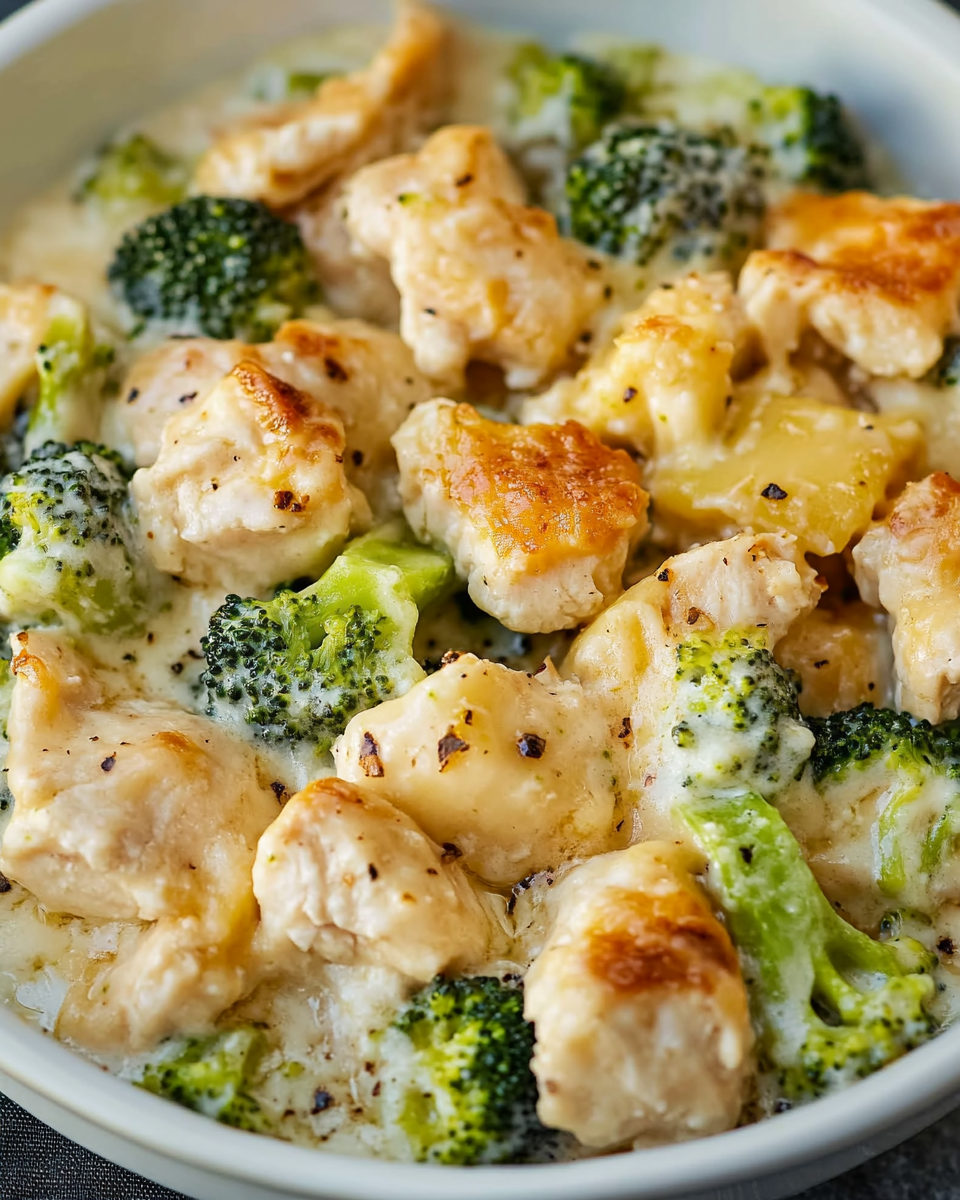 Cheesy Chicken and Broccoli Casserole – A Comforting Weeknight Delight