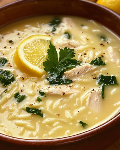 Lemon Chicken Orzo Soup with Spinach: The Ultimate Comfort Food