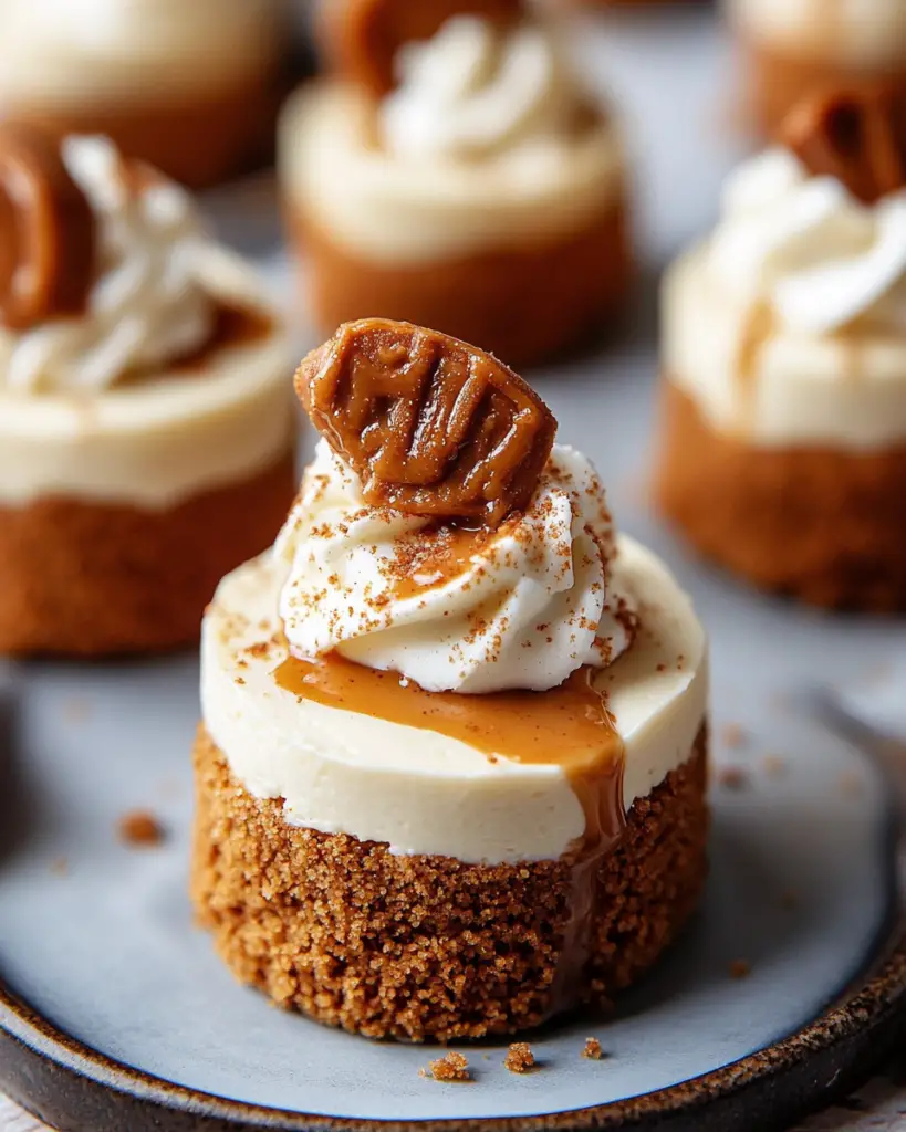Creamy Biscoff Mini Cheesecakes – A Decadent Treat for Any Occasion