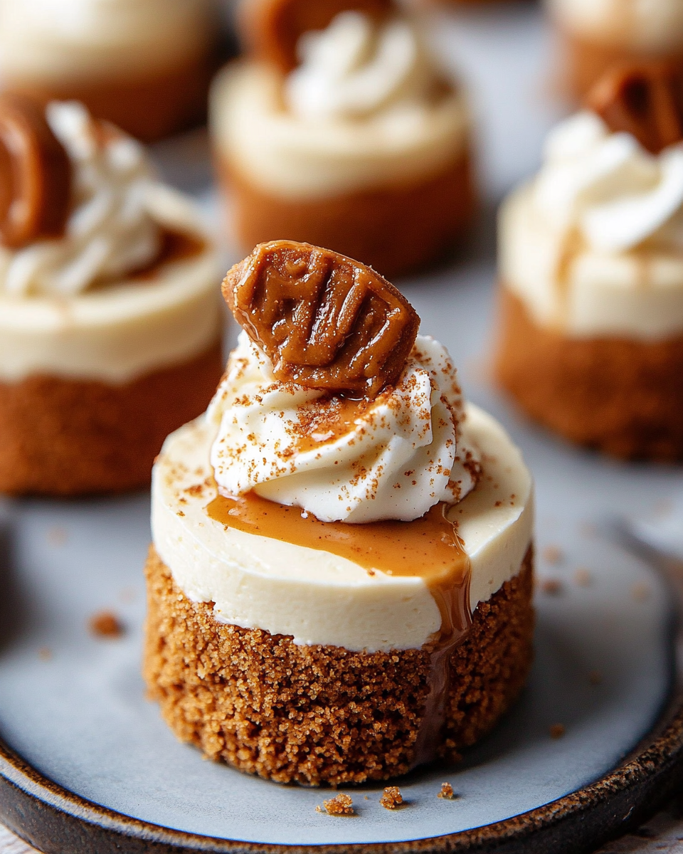 Creamy Biscoff Mini Cheesecakes – A Decadent Treat for Any Occasion