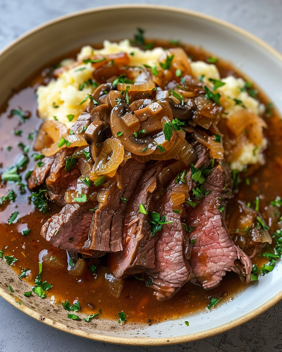 Hearty Onion Gravy Round Steak: The Ultimate Comfort Food That Warms Your Soul