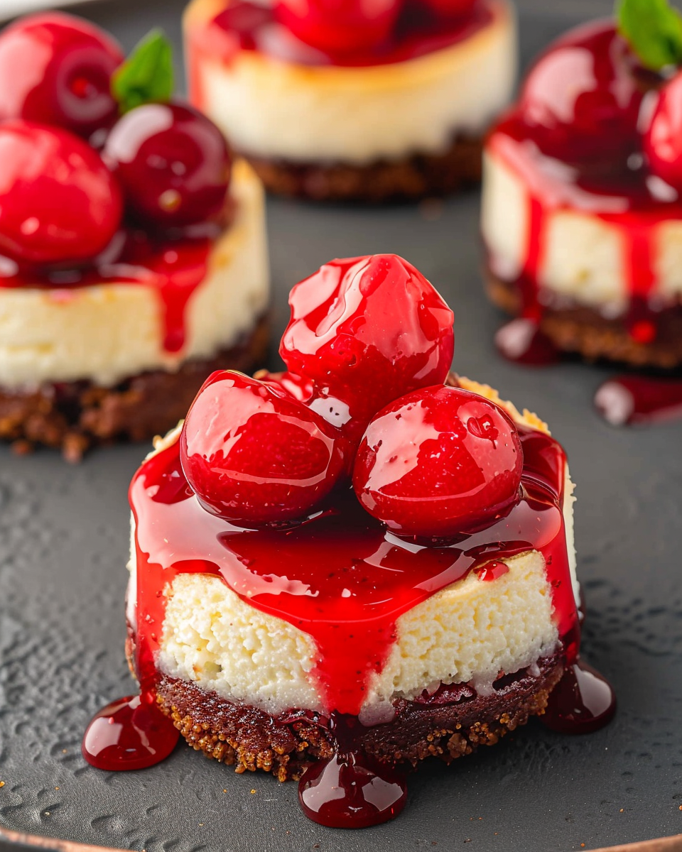 Mini Cherry Cheesecakes: The Ultimate Bite-Sized Dessert Delight