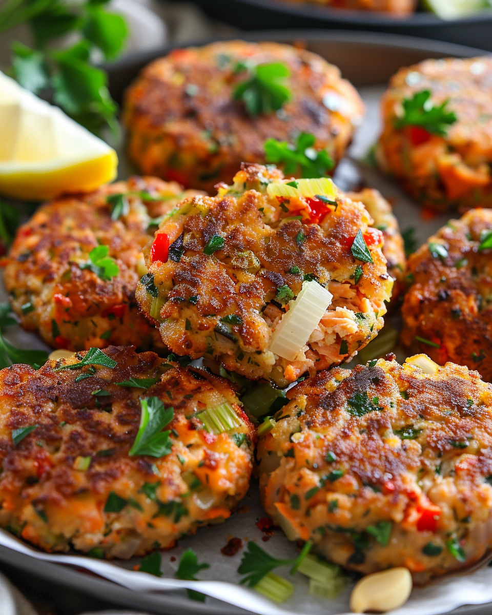 Salmon Patty Delight: Just Whipped Up These Delicious Salmon Patties for Dinner