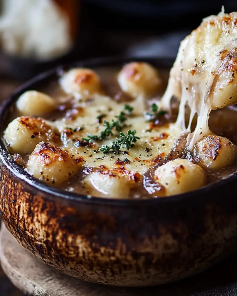 French Onion Gnocchi Soup: A Cozy Twist on a Classic Comfort Food