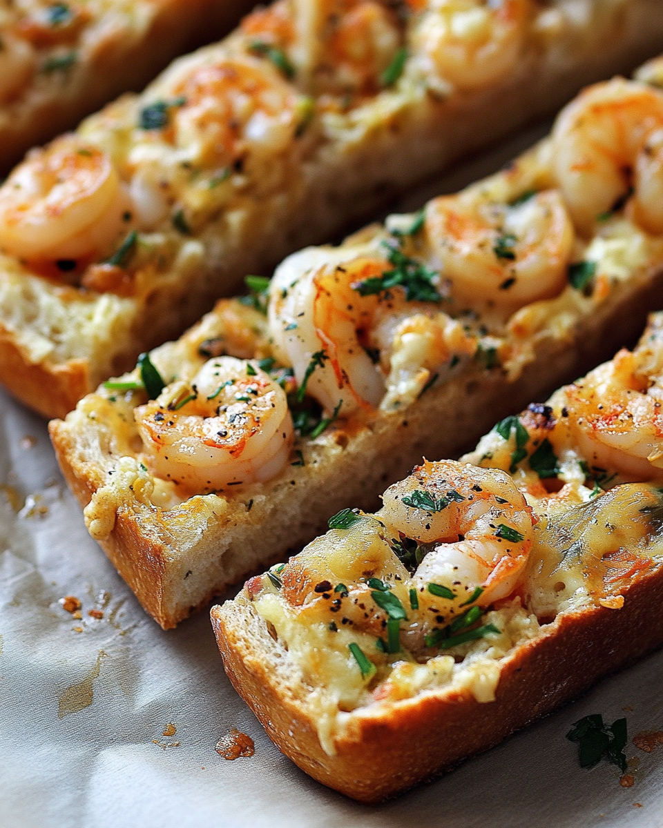 Garlicky Shrimp Ciabatta with Cheddar Jack – A Deliciously Easy Shrimp Sandwich You’ll Love