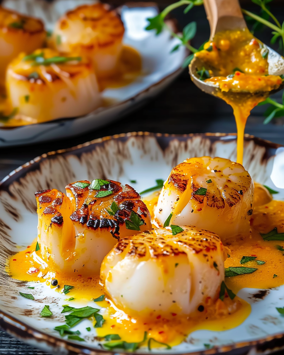 Scallops Luxe in Saffron Cream Sauce: Elevate Your Table With Pure Indulgence