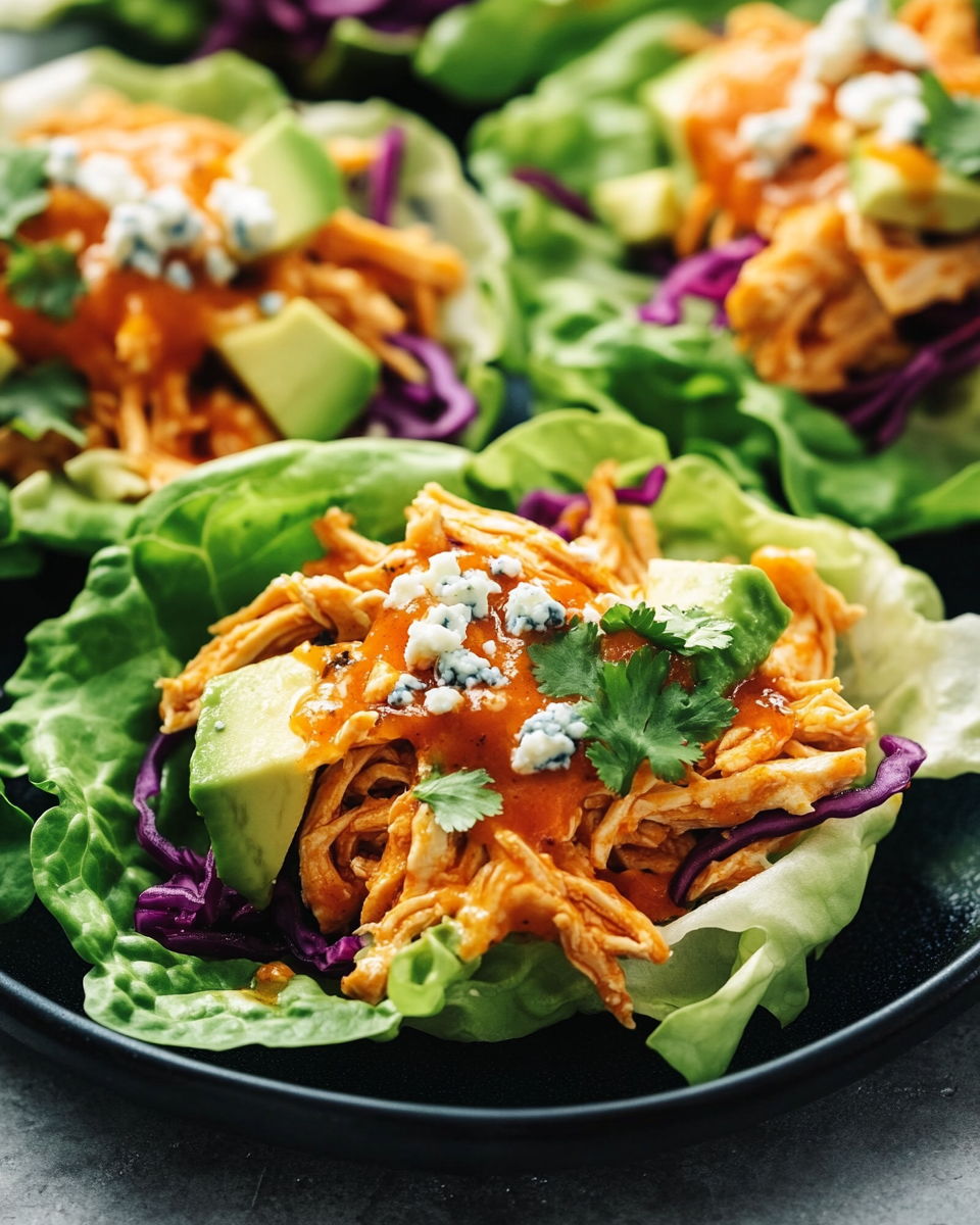 Spicy Buffalo Chicken Lettuce Wraps – A Flavor-Packed, Healthy Meal You’ll Love