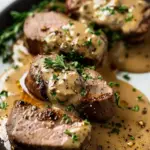 Beef Tenderloin with Creamy Gravy: A Hearty and Flavorful Meal