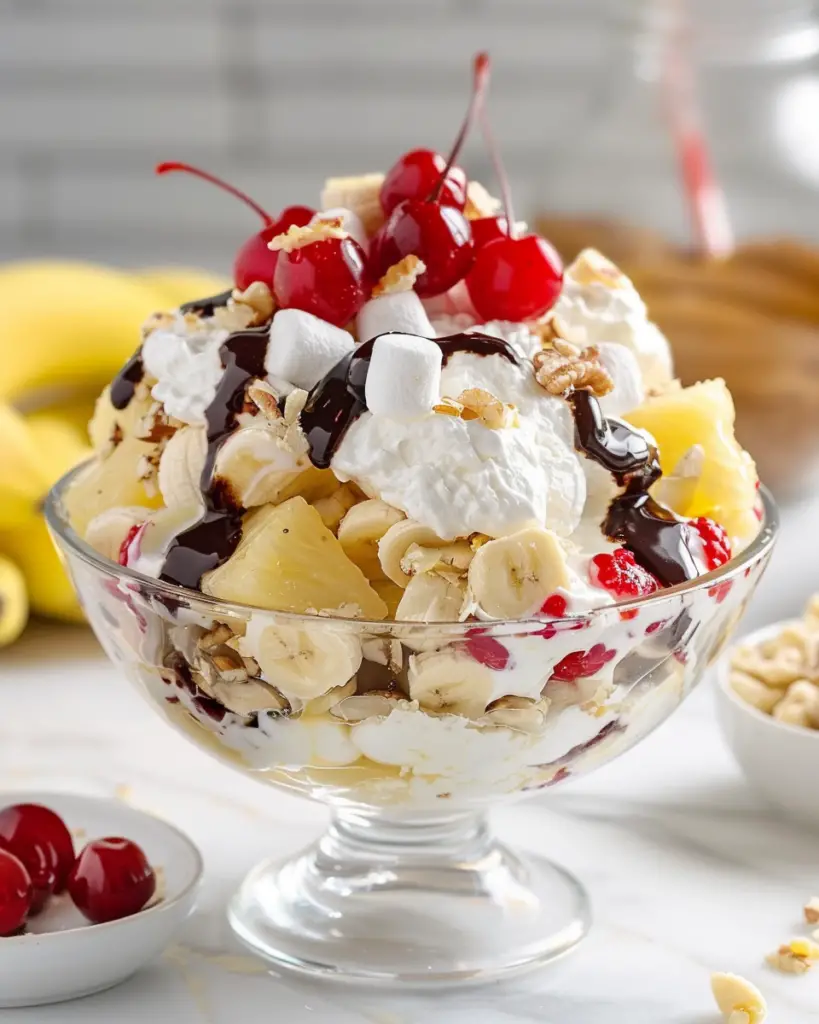 Tropical Banana Split: A No-Bake Dessert That Transports You to Paradise