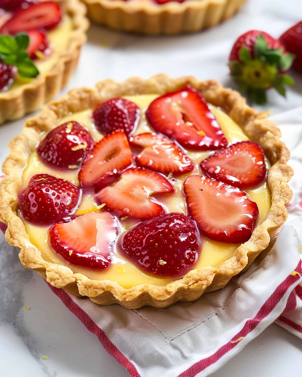 Strawberry Lemon Bliss Tarts: A Sweet Symphony of Spring Flavors