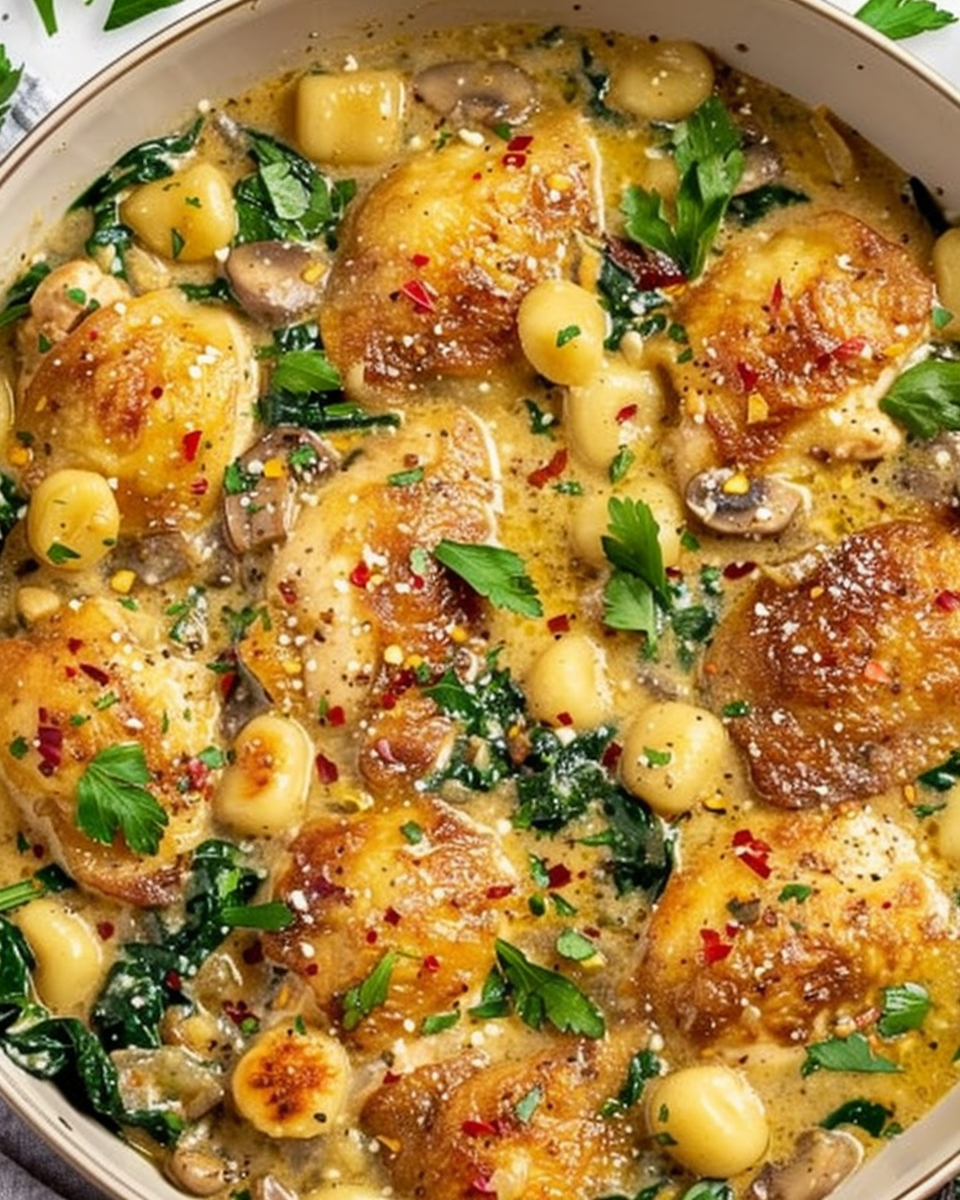 Creamy Gnocchi and Chicken Skillet: A Delicious Comfort Meal for Any Day
