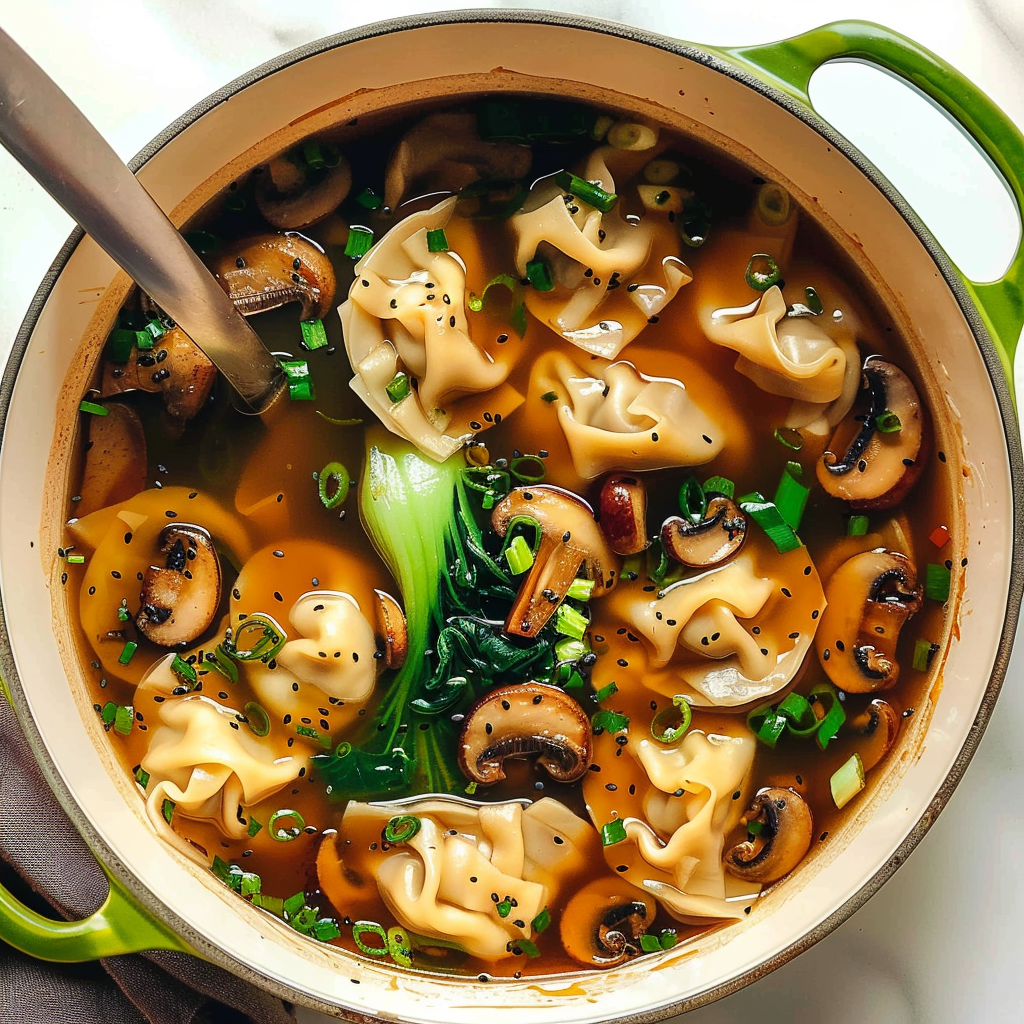 Cozy Shiitake and Potsticker Soup Recipe: Your New Favorite Comfort Food