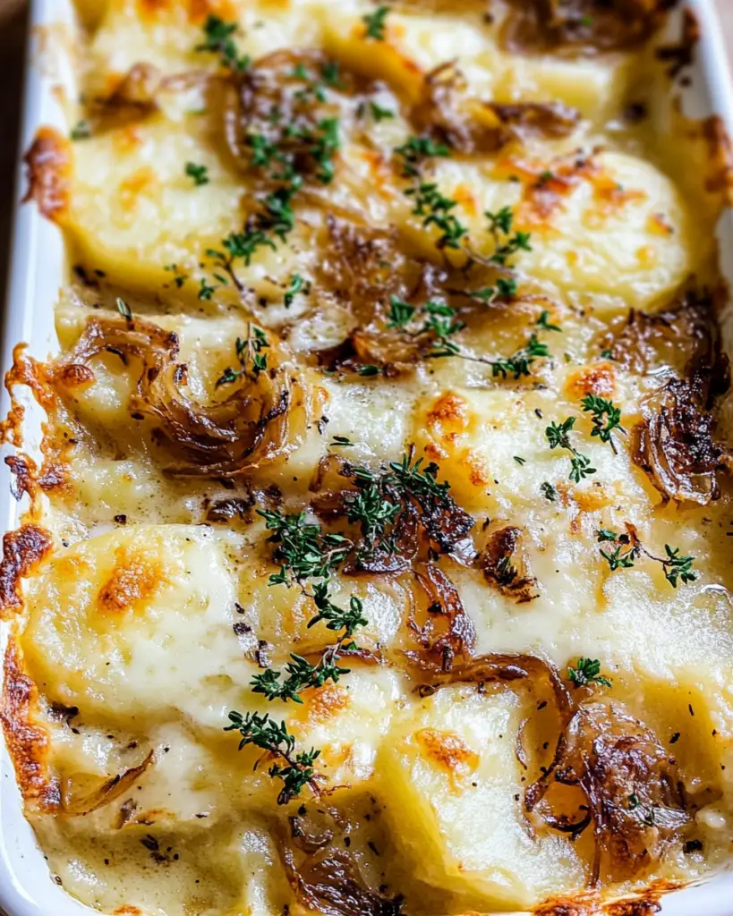 Creamy Gruyère and Caramelized Onion Scalloped Potatoes: The Ultimate Comfort Food