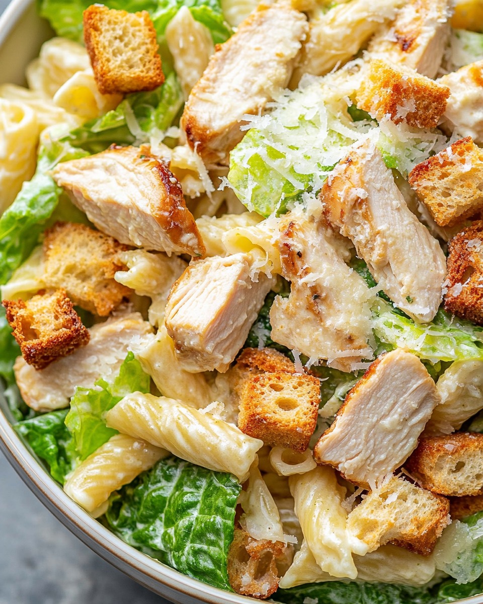 Chicken Caesar Pasta Salad Recipe: A Deliciously Simple and Satisfying Dish