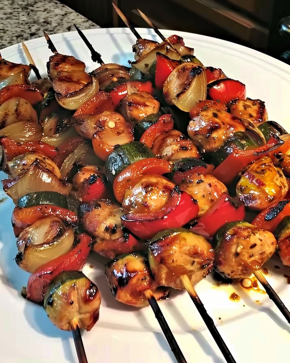 Sweet, Tangy, and Spicy Grilled Kabobs – The Ultimate BBQ Delight!
