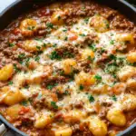 One-Pot Creamy Beef Gnocchi Skillet – Easy Weeknight Dinner
