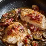 Creamy Bacon Mushroom Chicken Skillet — A Comforting One-Pan Dinner Recipe