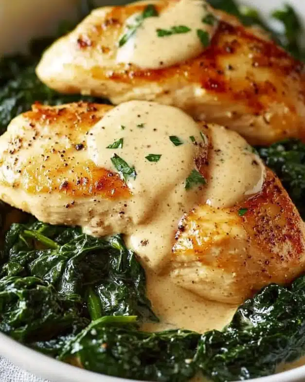 Creamy Garlic Chicken with Sautéed Spinach: Your Ultimate Comfort Food Recipe