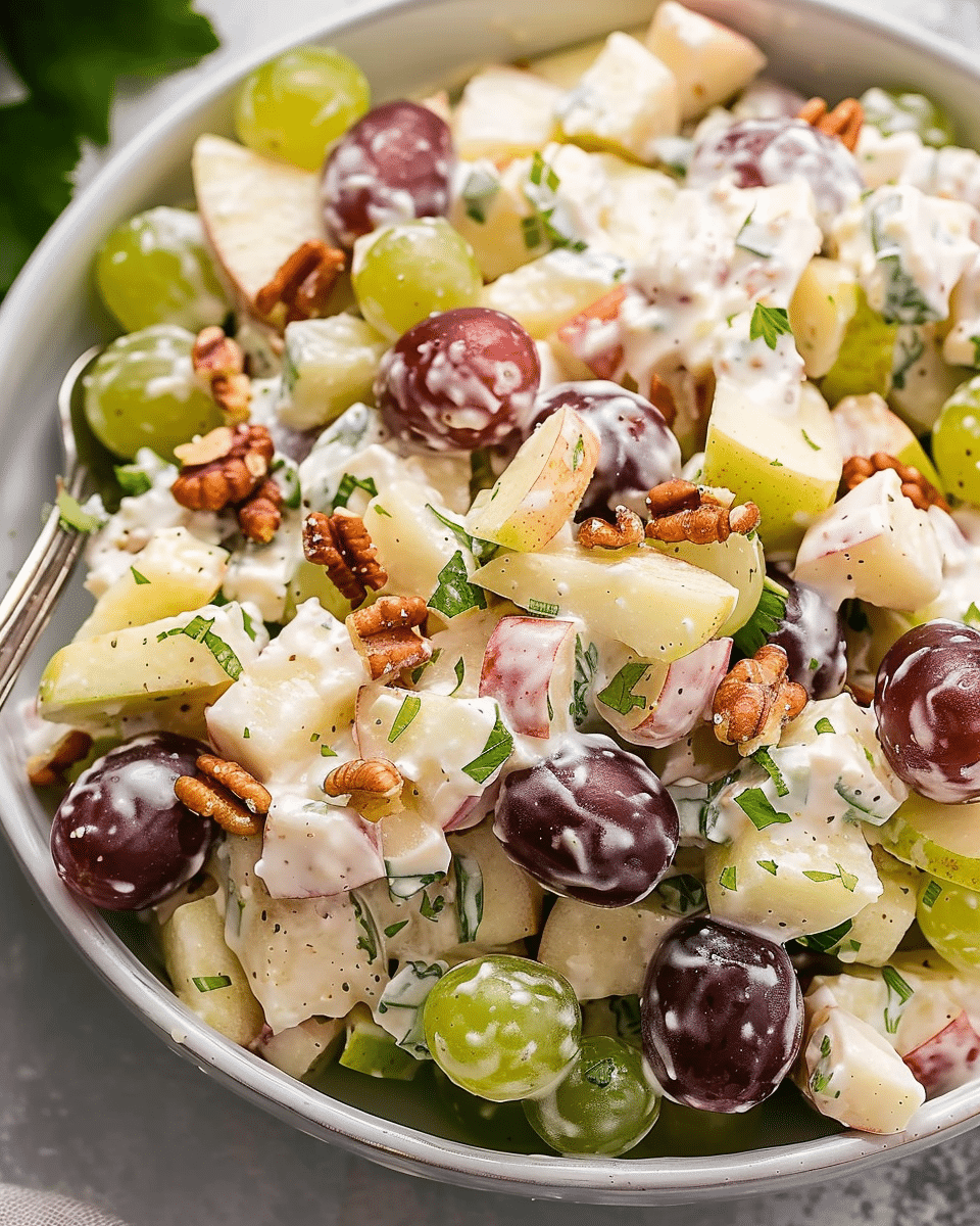 Creamy Waldorf Salad Recipe with Whipped Dressing: A Fresh Twist on a Classic Favorite