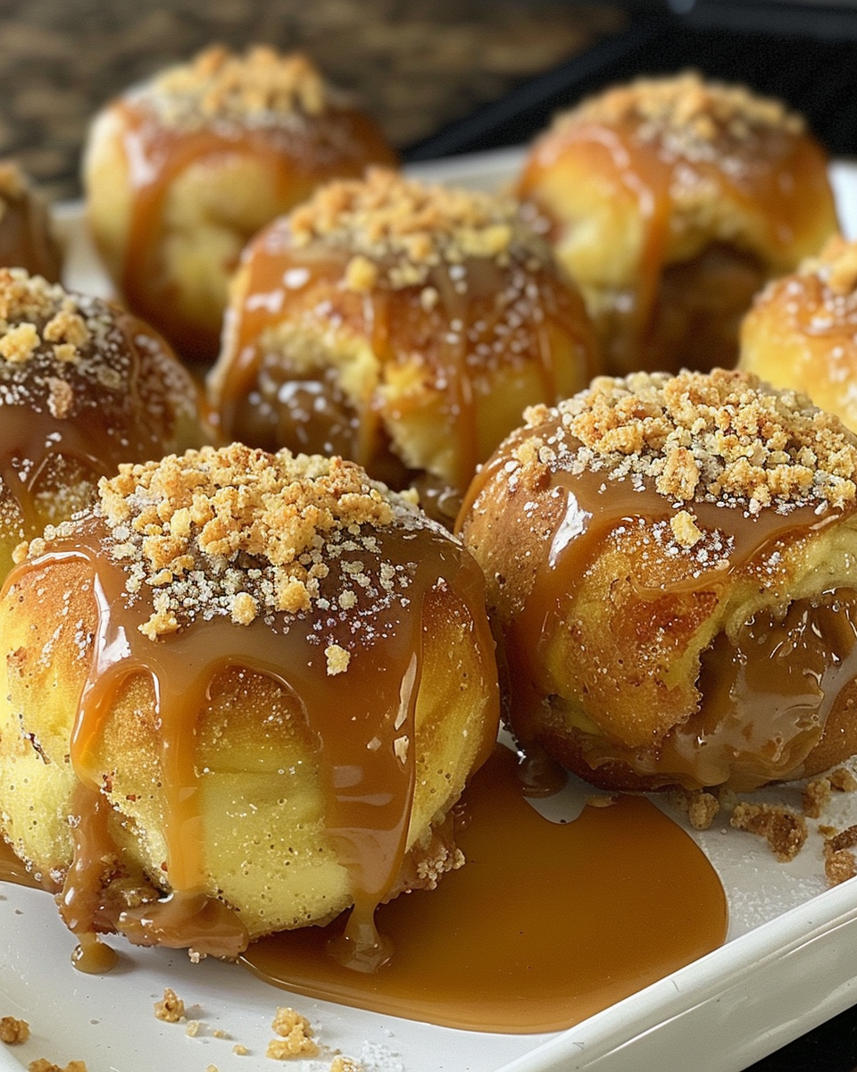 Apple Caramel Bombs That’ll Melt in Your Mouth — A Gooey, Fall-Inspired Delight