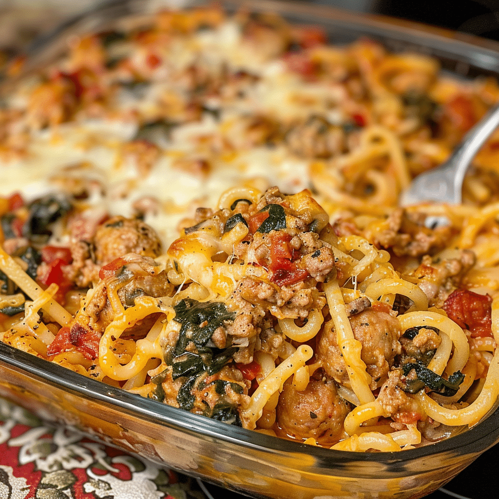 Hearty Spinach & Sausage Pasta Bake: The Ultimate Comfort Food for Busy Families