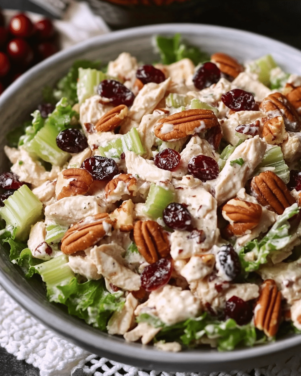 Chicken Salad with Cranberries, Pecans, and Celery: A Refreshing Twist on a Classic Favorite
