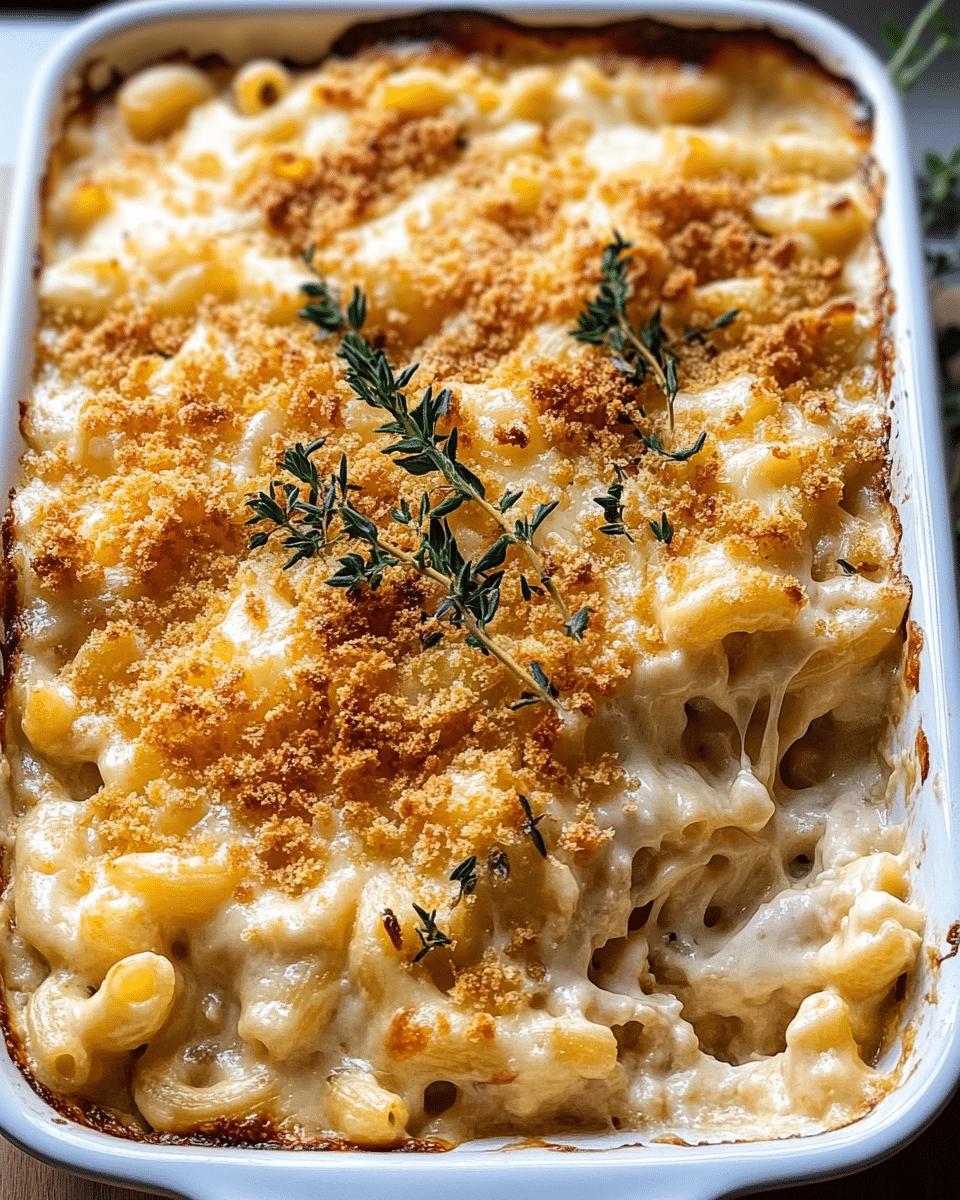 Creamy Baked Mac and Cheese with Crunchy Ritz Topping: The Ultimate Comfort Food Recipe