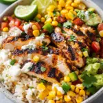 Grilled Chicken and Mexican Street Corn Salad Rice Bowl – A Flavorful and Refreshing Meal
