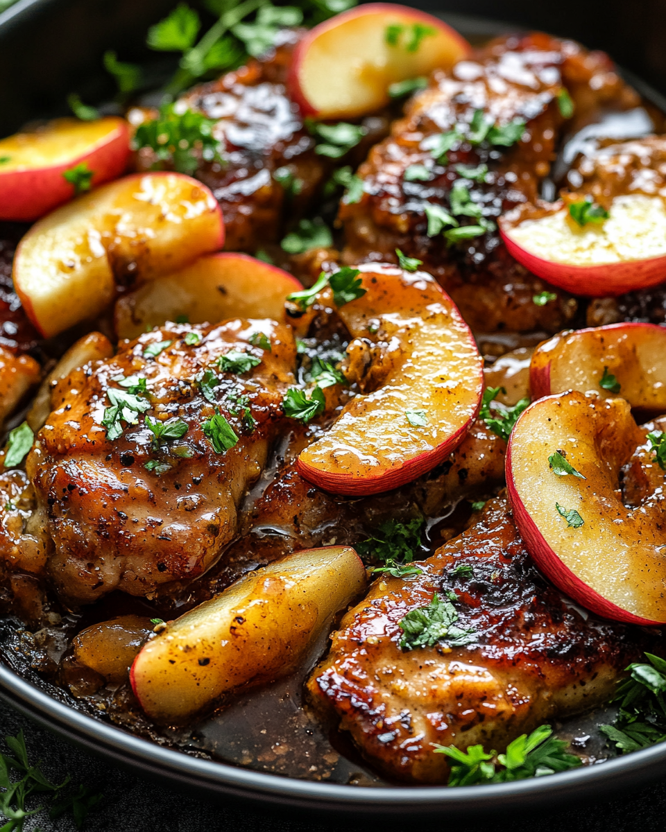 Honey Mustard Apple Chicken with a Savory Twist: A Sweet & Tangy Comfort Food Favorite
