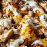 Low-Carb BBQ Chicken Skillet with Melted Cheese and Caramelized Onions — Easy, Flavor-Packed Weeknight Dinner