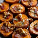 Maple-Glazed Sweet Potatoes with Bacon, Walnuts, and Feta: A Comforting Classic with a Gourmet Twist