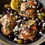 Pan-Seared Chicken Thighs with Grapes, Olives, and Feta: A Flavorful and Elegant Dinner Recipe